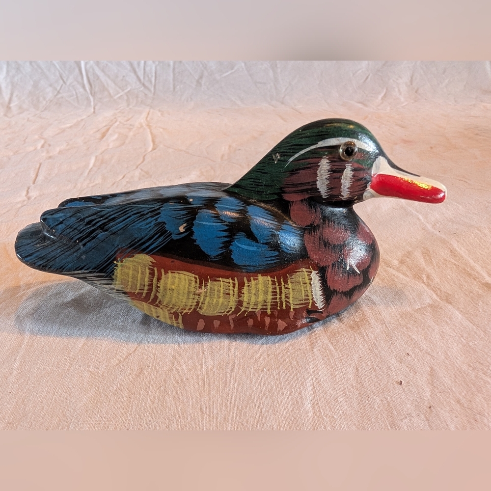 💥SALE💥 Handcrafted Ceramic Duck Figurine - Multicolor